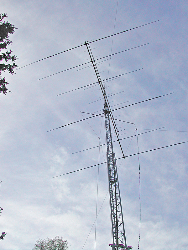 Antenne beam på Liderudkollen 2004