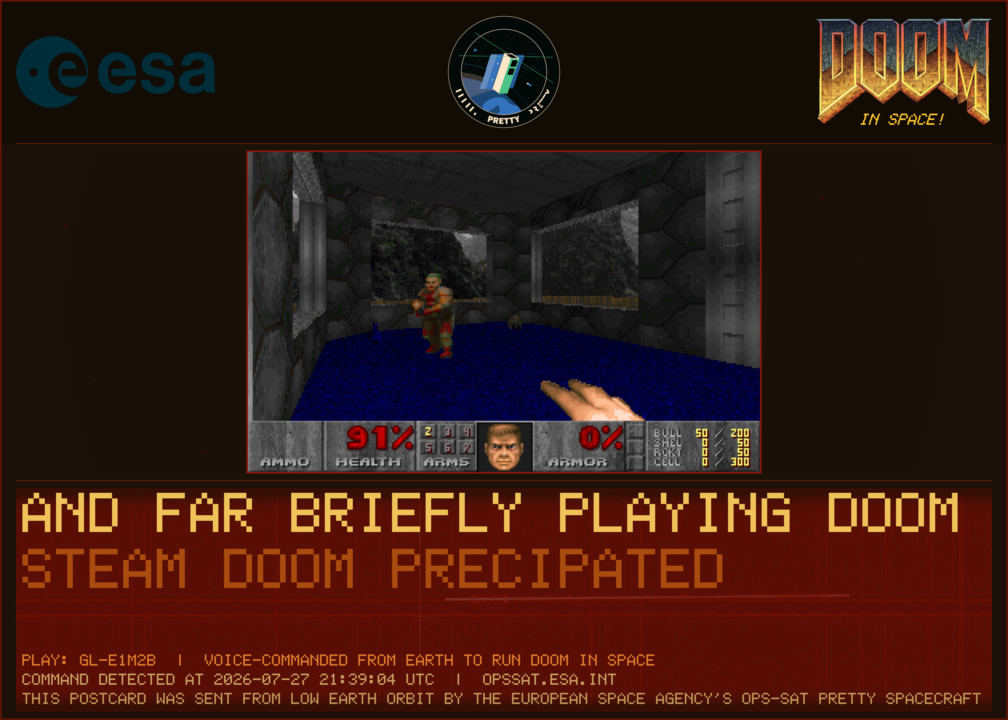 Doom postcard